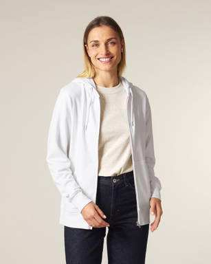Stanley/Stella Connector 2.0 zip hoodie - White