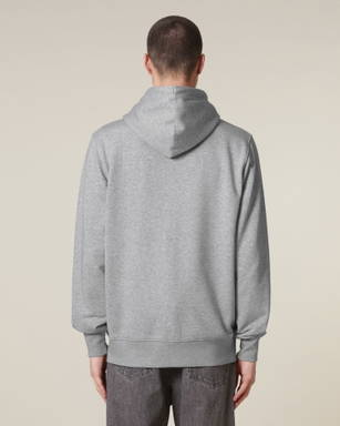 Felpa con zip Stanley/Stella Connector 2.0 - Grigio melange