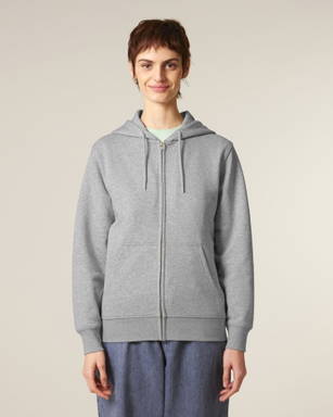 Stanley/Stella Connector 2.0 zip hoodie - Heather grey