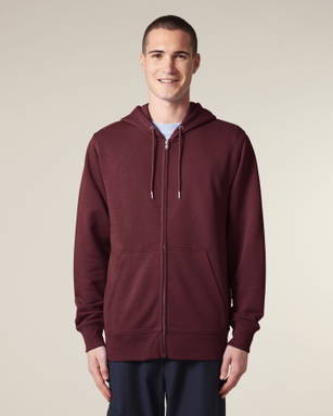 Stanley/Stella Connector 2.0 zip hoodie - Burgundy