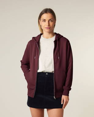 Stanley/Stella Connector 2.0 zip hoodie - Burgundy