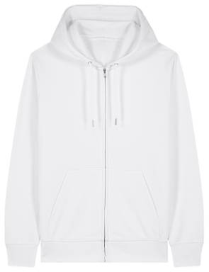 Felpa con zip Stanley/Stella Connector 2.0 - Bianco