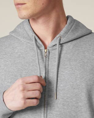 Stanley/Stella Connector 2.0 zip hoodie - Heather grey