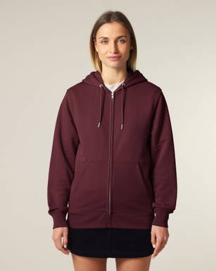Stanley/Stella Connector 2.0 zip hoodie - Burgundy