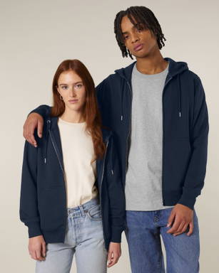Stanley/Stella Connector 2.0 zip hoodie - French navy