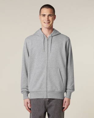 Stanley/Stella Connector 2.0 zip hoodie - Heather grey