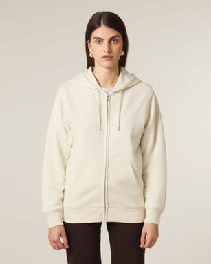 Felpa con zip Stanley/Stella Connector 2.0 - Naturale grezzo