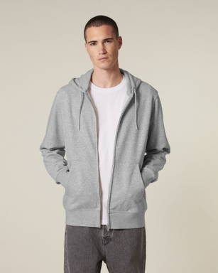 Stanley/Stella Connector 2.0 zip hoodie - Heather grey
