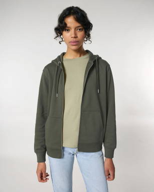 Stanley/Stella Cultivator 2.0 hoodie with zipper - Khaki