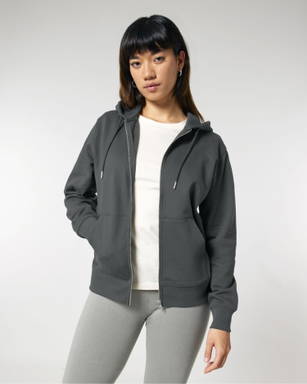 Stanley/Stella Cultivator 2.0 hoodie with zipper - Anthracite
