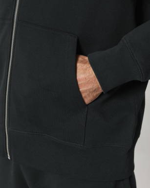 Stanley/Stella Cultivator 2.0 hoodie with zipper - Black