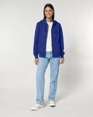 Stanley/Stella Cultivator 2.0 hoodie with zipper - Worker blue