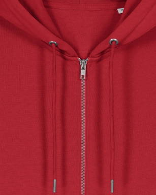 Stanley/Stella Cultivator 2.0 hoodie with zipper - Red