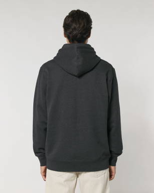 Stanley/Stella Cultivator 2.0 hoodie with zipper - Dark heather grey