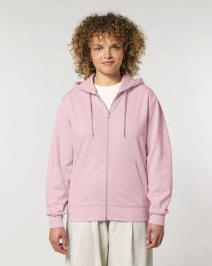 Stanley/Stella Cultivator 2.0 hoodie with zipper - Cotton pink