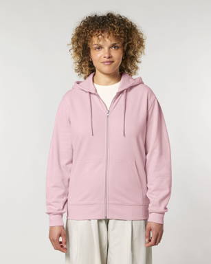 Stanley/Stella Cultivator 2.0 sudadera con cremallera - Algodón rosa