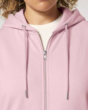 Stanley/Stella Cultivator 2.0 hoodie with zipper - Cotton pink