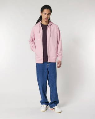 Stanley/Stella Cultivator 2.0 hoodie with zipper - Cotton pink