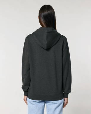 Stanley/Stella Cultivator 2.0 hoodie with zipper - Dark heather grey