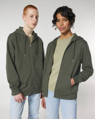 Stanley/Stella Cultivator 2.0 hoodie with zipper - Khaki