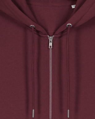 Stanley/Stella Cultivator 2.0 hoodie with zipper - Burgundy