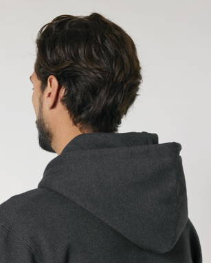 Stanley/Stella Cultivator 2.0 hoodie with zipper - Dark heather grey