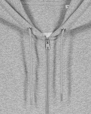 Stanley/Stella Cultivator 2.0 hoodie with zipper - Heather grey