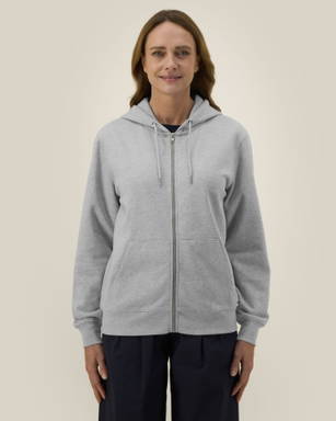 Stanley/Stella Cultivator 2.0 hoodie with zipper - Heather grey