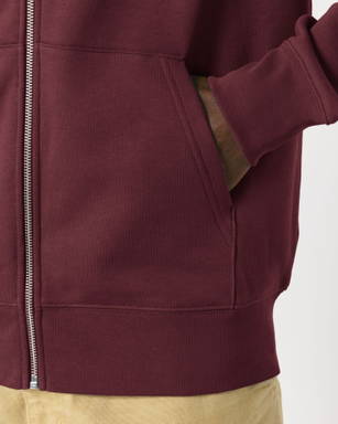 Stanley/Stella Cultivator 2.0 hoodie with zipper - Burgundy