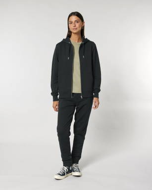 Stanley/Stella Cultivator 2.0 hoodie with zipper - Black