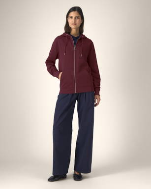 Stanley/Stella Cultivator 2.0 hoodie with zipper - Burgundy