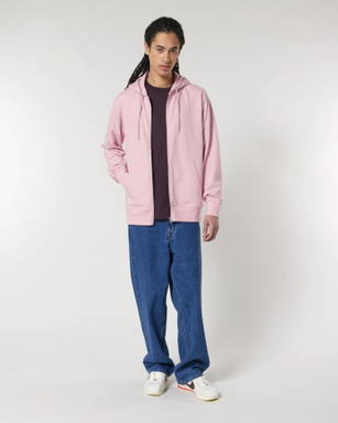 Stanley/Stella Cultivator 2.0 sudadera con cremallera - Algodón rosa