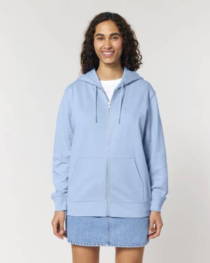 Stanley/Stella Cultivator 2.0 hoodie with zipper - Blue soul