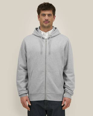 Stanley/Stella Cultivator 2.0 hoodie with zipper - Heather grey