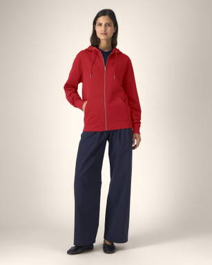 Stanley/Stella Cultivator 2.0 hoodie with zipper - Red