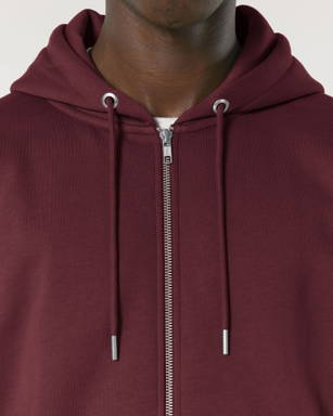 Stanley/Stella Cultivator 2.0 hoodie with zipper - Burgundy