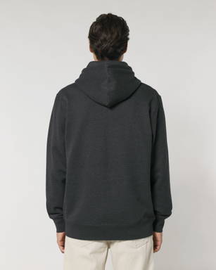 Stanley/Stella Cultivator 2.0 sudadera con cremallera - Gris oscuro jaspeado
