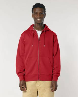 Stanley/Stella Cultivator 2.0 hoodie with zipper - Red