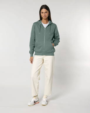 Stanley/Stella Cultivator 2.0 hoodie with zipper - Green bay