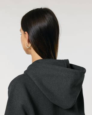 Stanley/Stella Cultivator 2.0 hoodie with zipper - Dark heather grey