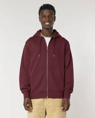 Stanley/Stella Cultivator 2.0 sudadera con cremallera - Borgoña