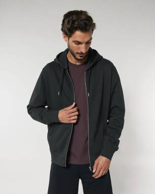 Stanley/Stella Cultivator 2.0 hoodie with zipper - Black