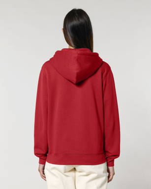 Stanley/Stella Cultivator 2.0 hoodie with zipper - Red
