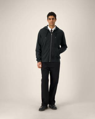 Stanley/Stella Cultivator 2.0 hoodie with zipper - Black