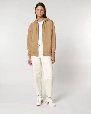 Stanley/Stella Cultivator 2.0 hoodie with zipper - Latte