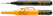 Pica Ink 150/46 markeerstift zwart - Oranje-zwart