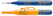 Pica Ink 150/41 markeerstift blauw - Oranje-blauw