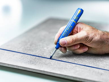 Pica 7041 BIG Ink markeerstift XL blauw - Oranje-blauw