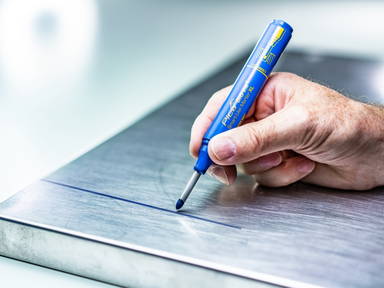 Pica 7041 BIG Ink markeerstift XL blauw - Oranje-blauw
