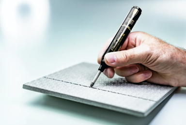 Pica 7046 BIG Ink markeerstift XL zwart - Oranje-zwart